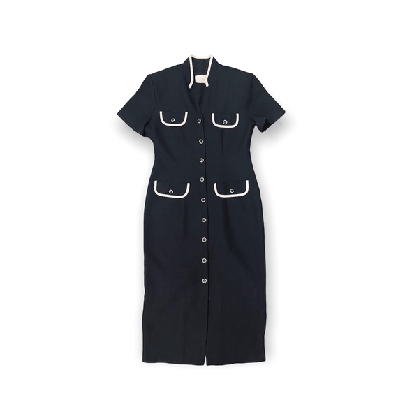 Vintage Black Dress Size Sm VI Petites - Picture 1 of 5